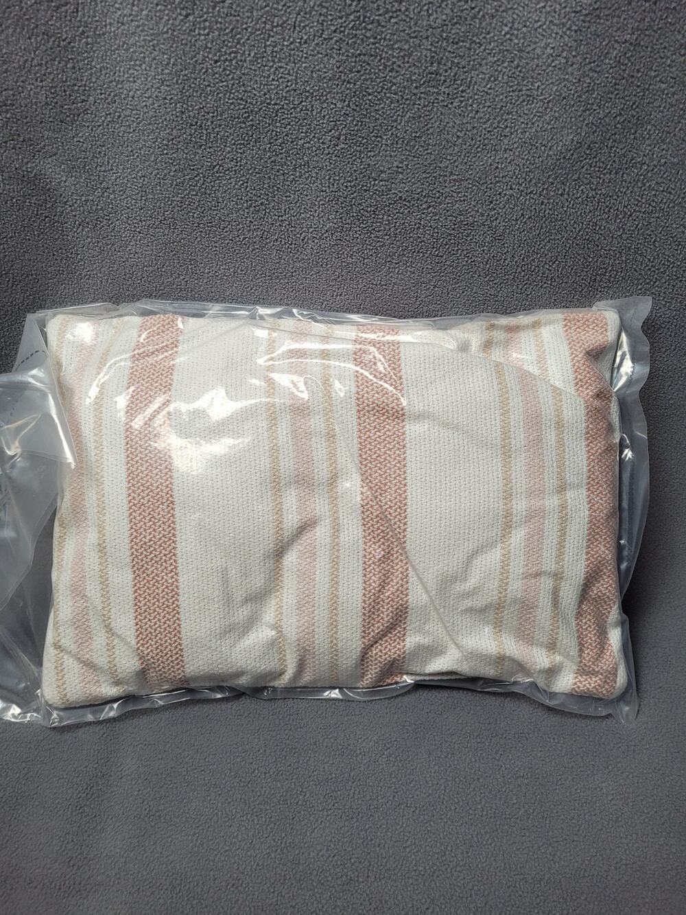Target Threshold Striped Lumbar Pillow Textured Throw Pillow 12'X18"